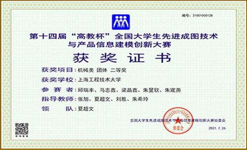 我校學(xué)子在第十四屆“高教杯”全國(guó)大學(xué)生先進(jìn)成圖技術(shù)大賽中喜獲佳績(jī)